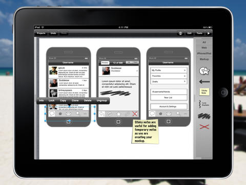 iMockups for iPad